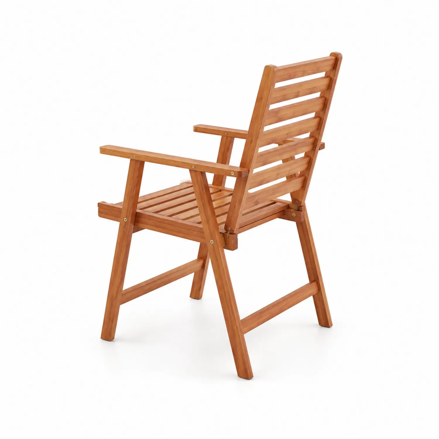 Akazienholz Gartenstuhl Faltbar 60x57x90cm
